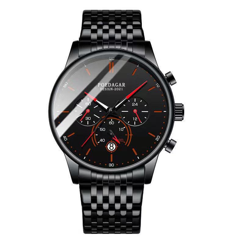 Avanti Luxury Men's Round Case Time Keep Quartz Movement Wrist Watch