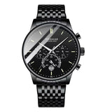 Avanti Luxury Men's Round Case Time Keep Quartz Movement Wrist Watch