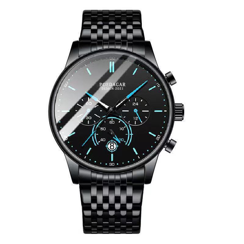 Avanti Luxury Men's Round Case Time Keep Quartz Movement Wrist Watch