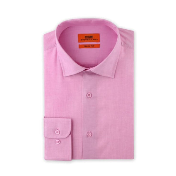 steven land dress shirts | 4 PC Set White French cuffs allow for cufflinks Steven Land DSW2516 Polka Dot