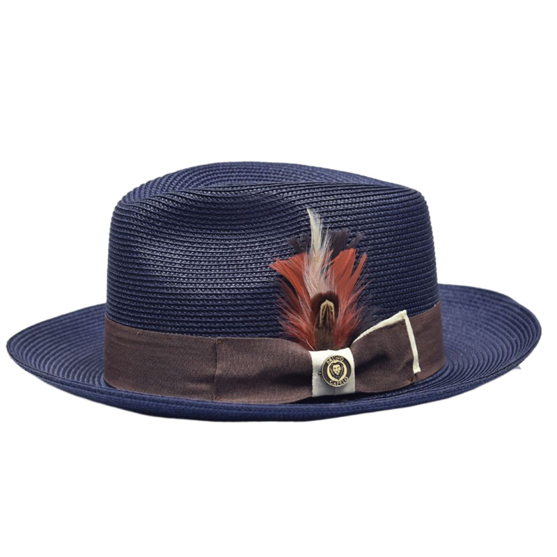 Bruno Capelo Navy/Brown Theo Collection Hat