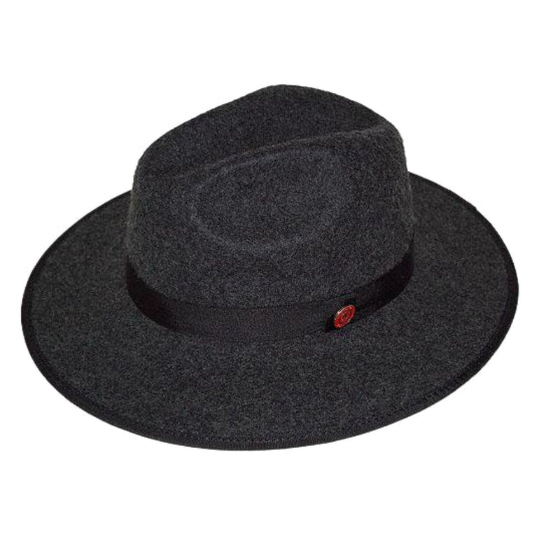 Bruno Capelo Dark Grey/Red Monarch Collection Hat