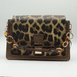 Bronze Avanti Milano Cheetah Print Single Handle Hand/Shoulder Bag