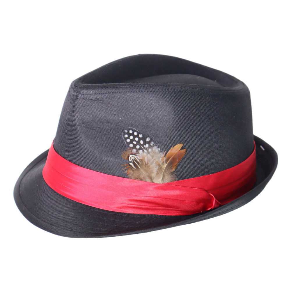 Bently Black/Red Vincent Collection Hat – Avanti Milano Formalwear