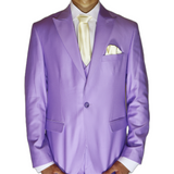 Lavender Avanti Milano Peak Lapel Three Piece Suit