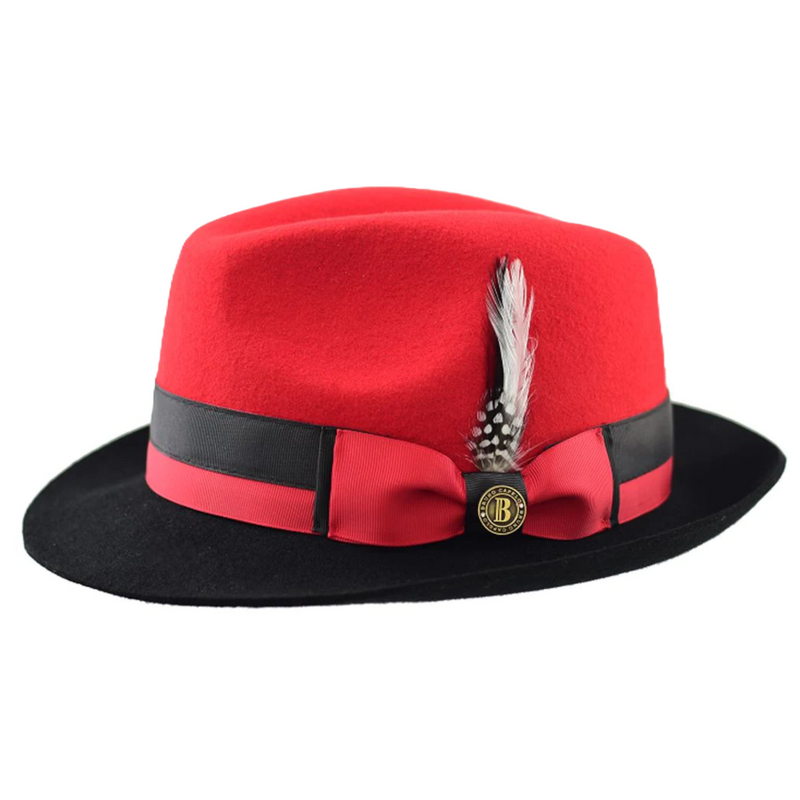 Bruno Capelo Black/Red Caesar Collection Hat