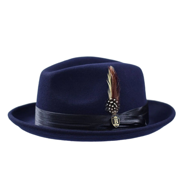 Bruno Capelo Navy Blue Giovanni Collection Hat