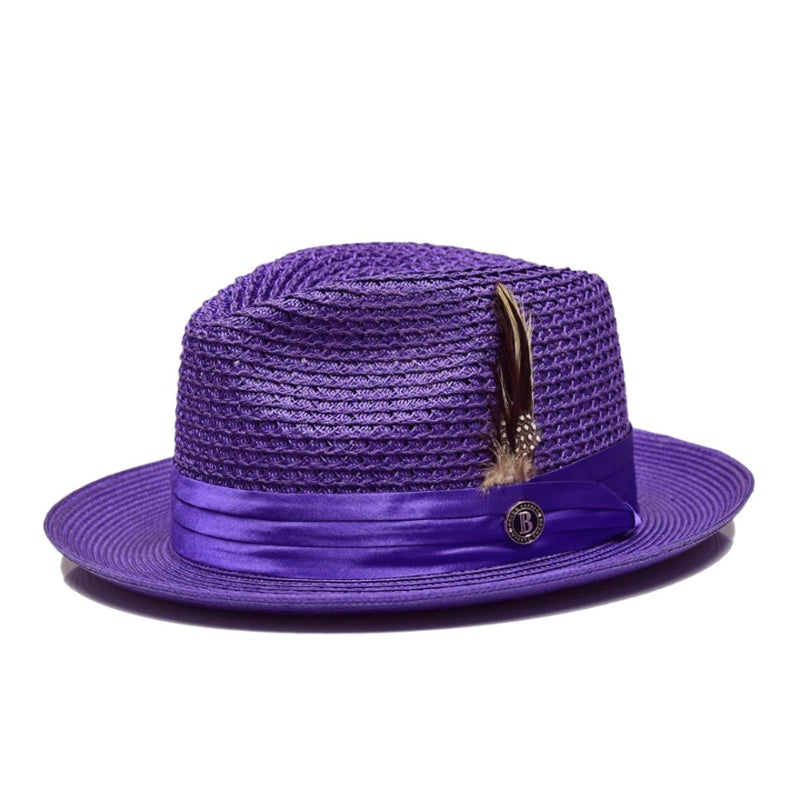 Bruno Capelo Purple Julian Collection Hat